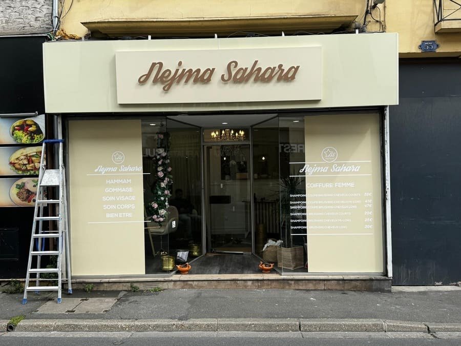 pose enseigne lumineuse magasin facade commerciale installation professionnelle boutique store led neon paris meilleur 61